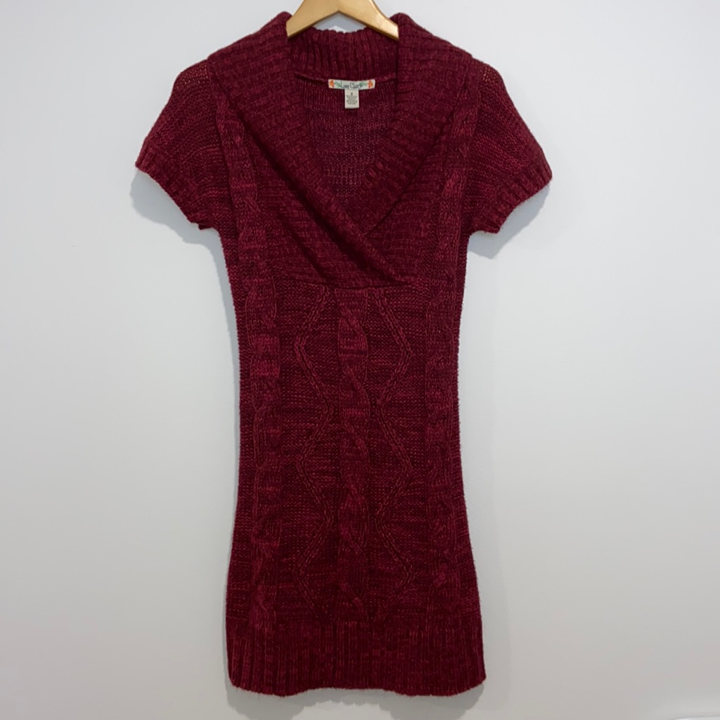 Vintage Bodycon Sweater Dress Women Size S Vintage Bodycon Sweater Dress Women Size S